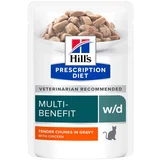 10 + 2 gratis! Prescription Diet mokra mačja hrana 12 x 85 g - w/d s piščancem
