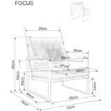 Molarem Home fotelja Focus - maslinasta | shoptok.hr