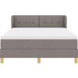  Lovački krevet s madracem - Taupe 140x190 cm Tkanina | shoptok.hr