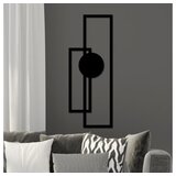 Opviq zidna dekoracija Astratto-1, 32x85 cm, 1.5 mm, Crna | Eponuda.com