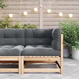  Kutna vrtna sofa s antracit jastucima od masivne borovine | Eponuda.com