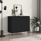 vidaXL Komoda 2 kosa črna 40x35x70 cm inženirski les Cene