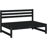  Srednja sofa crni 120x80 cm od masivne borovine | Eponuda.com