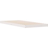  Krevetna konstrukcija Bijelo 80 x 210 cm Čvrsto borovo drvo | shoptok.hr