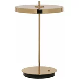 UMAGE LED stolna lampa s mogućnosti zatamnjivanja u zlatnoj boji s metalnim sjenilom (visina 31 cm) Asteria Move –
