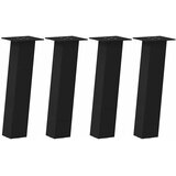 Noge za klub stolić 4 kom. Crne 42 cm Čelik | shoptok.hr