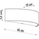  Stenska svetilka SKALA BLACK, (21347201) | Shoptok.si