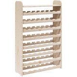  Stalak za vino s gornjom pločom 72,5x25x111,5 cm od borovine | Eponuda.ba