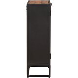  Highboard 53 x 30 x 95 cm Čvrsto Mango Drvo i Inženjersko Drvo Slike