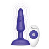 b-Vibe Vibracijski analni čep - Trio, vijoličen Cene