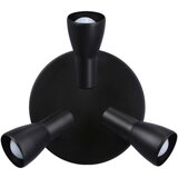 Candellux Lighting Mat crna stropna svjetiljka s metalnim sjenilom 29x29 cm Picardo – | shoptok.hr