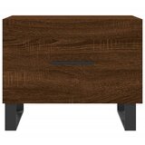  Stolić za kavu smeđa boja hrasta 50x50x40 cm konstruirano drvo | shoptok.hr