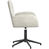  Okretne radne stolice 4 kom. 54 x 55 x 90 cm Krem Baršun | shoptok.hr