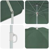 Suncobran Zelena 161 x 161 x 193 cm Poliester | Eponuda.ba
