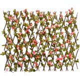 Proširiva rešetka od umjetnog bršljana roza 180 x 60 cm | Eponuda.com
