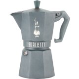 Bialetti Moka Express Exclusiv Octagonal Induction Grey - 6 skodelic | Shoptok.si
