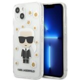 Karl Lagerfeld originalen ovitek KLHCP13MHFLT za iphone 13 6.1 prozorna flower zaščita - karls full body Cene