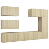 Furnova Komplet TV omaric 6-delni sonoma hrast inženirski les, (21924161) | Shoptok.si