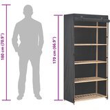  Ormar od tkanine sivi 79 x 40 x 170 cm | Eponuda.com