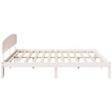  Krevetna konstrukcija Bijelo 180 x 200 cm Čvrsto borovo drvo | shoptok.hr