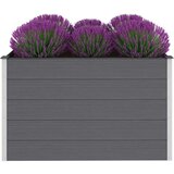  Visoka greda WPC 150x100x91 cm siva | Shoptok.si