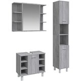  3-dijelni set kupaonskih ormarića boja hrasta sonome drveni | shoptok.hr