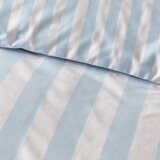 Sassy B Bijela/plava posteljina za krevet za jednu osobu 135x200 cm Stripe Tease – | shoptok.hr