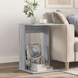  Stranska miza Siva Sonoma 40 x 38 x 62,5 cm Konstruiran les, (5000201736) | Shoptok.si