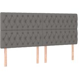  S oprugama i madracem tamnosivi 200 x 200 cm od tkanine | shoptok.hr
