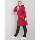RELEVANCE Tunic-RV-TU-7221.80P-burgundy | Shoptok.si