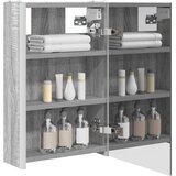  Kopalniška ogledalna omara Siva Sonoma 33 x 11,5 x 50 cm, (5000233317) | Shoptok.si