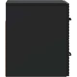  Stenski nočni omarici s predalom 2 pcs Črna 34,5 x 33 x 40 cm, (5000209592) | Shoptok.si