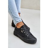 Big Star Women's insulated platform sneakers Big Star black | shoptok.hr