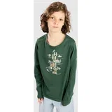 Dobson Pass Kids Longsleeve T-Shirt rain forest / hike on