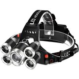  LED čelna lampa s 5 dioda - crna KP41566 Cijene