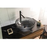 Sapho Crni stakleni okrugao umivaonik ø 39,5 cm Marac – | shoptok.hr