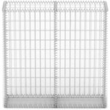  Gabionska košara s poklopcima od pocinčane žice 100 x 100 x 30 cm | shoptok.hr
