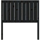  Posteljno vzglavje črno 95,5x4x100 cm trdna borovina, (20647562) | Shoptok.si