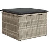 vidaXL set od 7 komada vrtnih sofa s jastučićima svijetlo sivi poli ratan | shoptok.hr