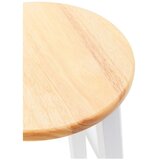 Premier Housewares Bel/v naravni barvi barsko stol iz masivnega kavčukovca (višina sedeža 74 cm) Chester – | Shoptok.si