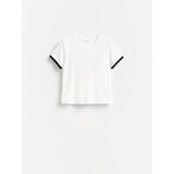 Reserved LADIES` T-SHIRT - krem | shoptok.hr