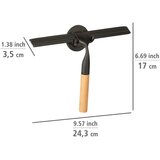 Wenko 24834100 - Brisač od bambusa 24,5x17 cm, nerđajući čelik/crna/braon | Eponuda.com