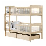Molarem Home Drveni dječji krevet na kat Luna s ladicom - svijetlo drvo - 180x80 - Bez madraca | shoptok.hr