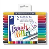 Staedtler Flomaster Brush Letter Duo, obostrani, 12 komada | shoptok.hr