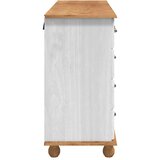  Komoda ASKIM Bijelo 79 x 40 x 133,5 cm Čvrsto borovo drvo | shoptok.hr