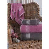 Mila Home Ružičasti/antracitno sivi pamučni set ručnika 4 kom – | shoptok.hr
