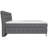 Premium Living Postelja Boxspring Scarlett, Siva, 160x200 | Shoptok.si