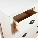  Komoda Hill bijela 79 x 40 x 80 cm od masivne borovine | Eponuda.com