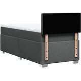  Krevet s oprugama i madracem tamnosivi 100 x 200 cm od tkanine | shoptok.hr