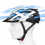 Wozinsky HT-28VCB MTB kaciga s stražnjim USB svjetlom L crno-bijela | shoptok.hr